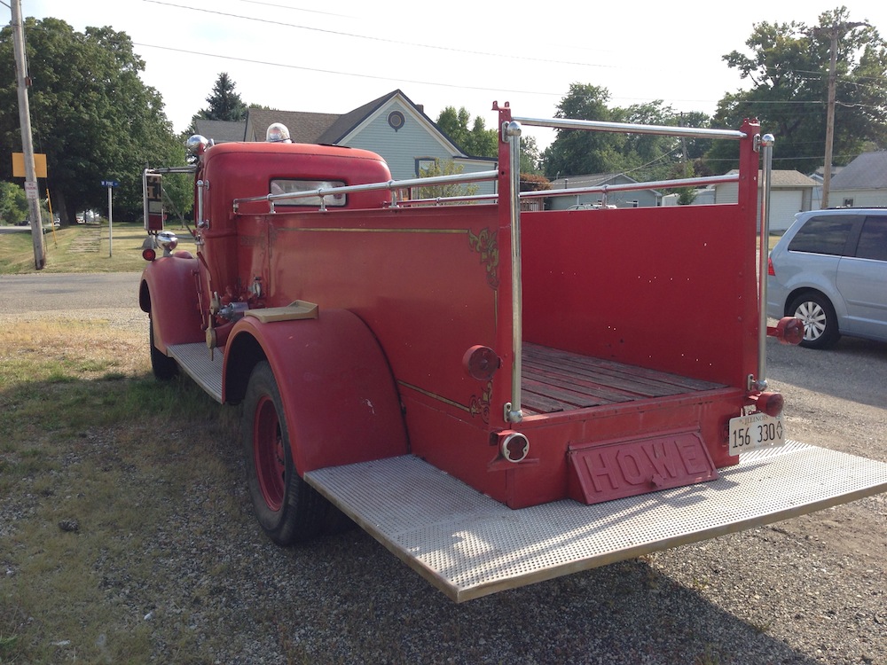 Antique fire ford part truck #6