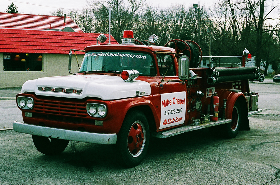 Old ford fire trucks #7