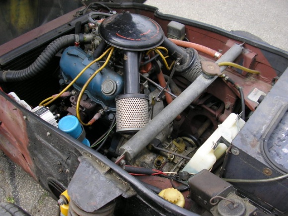 Saab sonett iii ford v4 engine #2