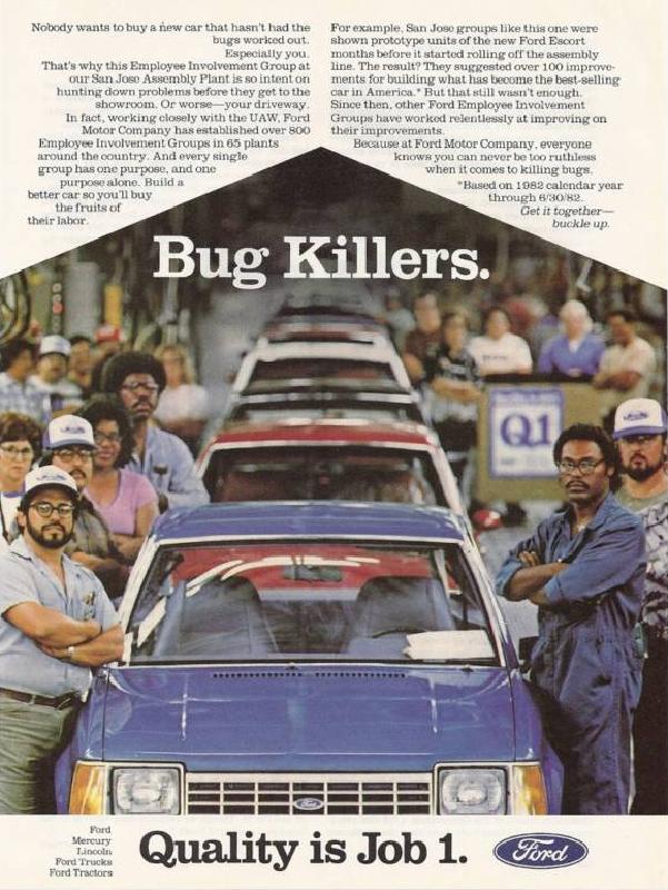 Ford quality is job one slogan #2