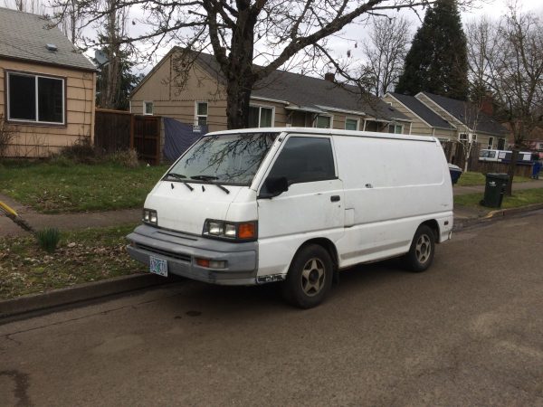 The Last CC Of Its Kind Still On The Streets 1988 Mitsubishi Van Delica Curbside Classic