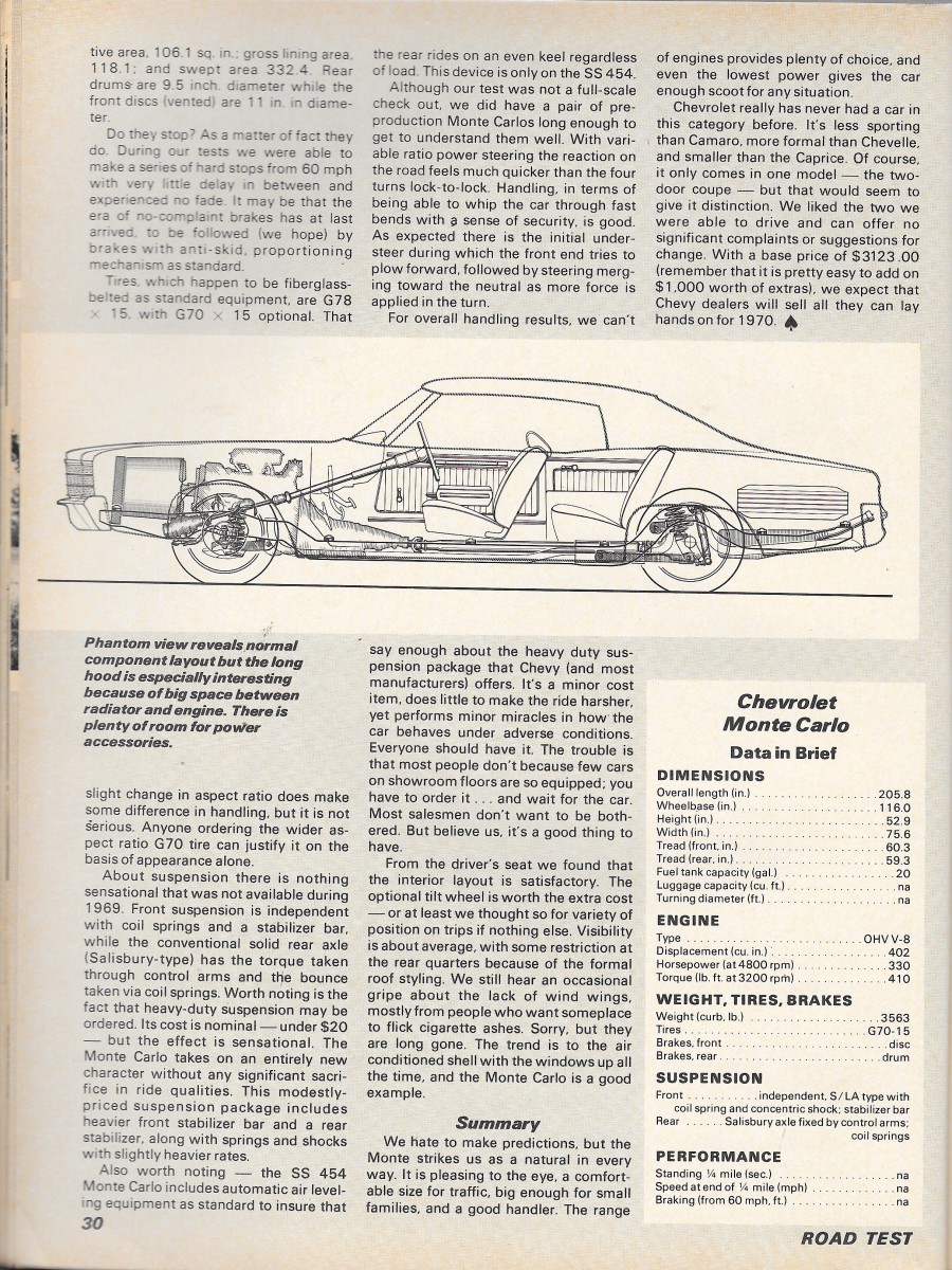 1969 mustang monte carlo bar on Vintage Reviews Comparison Test 1970 Chevrolet Monte Carlo Personal Luxury Gate Crasher Curbside Classic