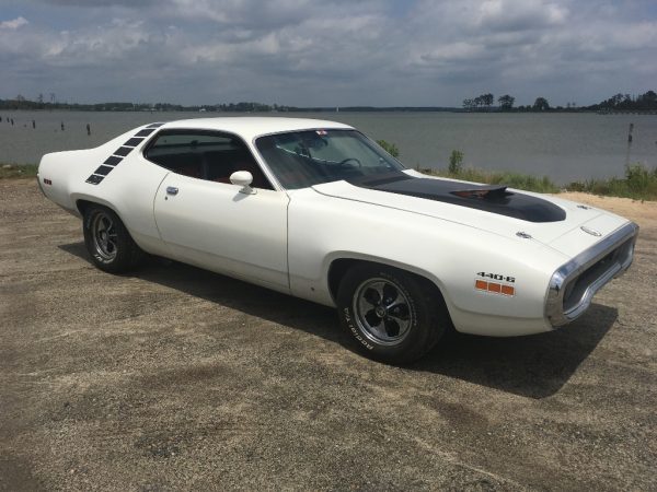 73 74 Dodge Charger Plymouth Road Runner Satellite "Halo" WHITE Vinyl Top/Mopar 