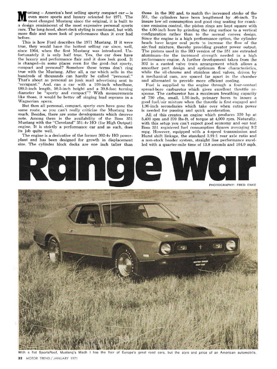 1971 mustangs for sale on Vintage Reviews 1971 Ford Mustang Boss 351 It S Possible That Stylists Can T Work In A Sporty Medium Curbside Classic