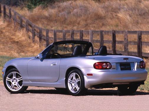  Coche clásico: 1999 Mazda MX-5 Miata |  Clásico en la acera
