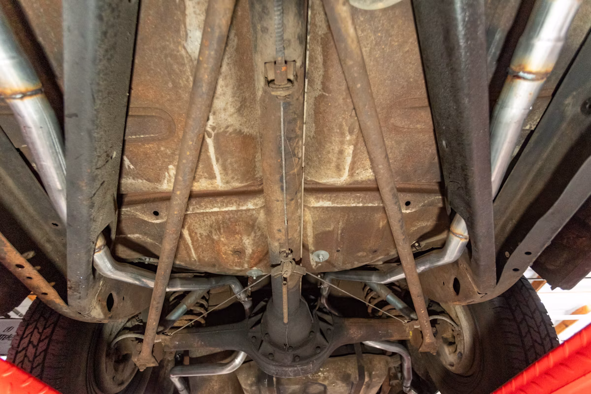 1956 Buick Special Convertible: A Two-Owner Fifties Dreamboat 6 1956 Buick Special undercarriage