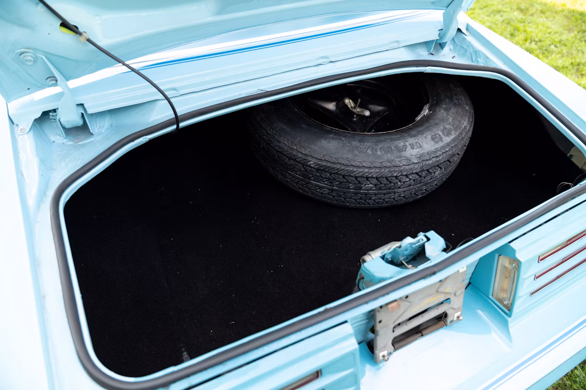1978 Pontiac Firebird Esprit Sky Bird: A No-Reserve Chance To Own A Cosmetically Restored Museum Car 7 Luggage compartment of 1978 Pontiac Firebird Esprit Sky Bird