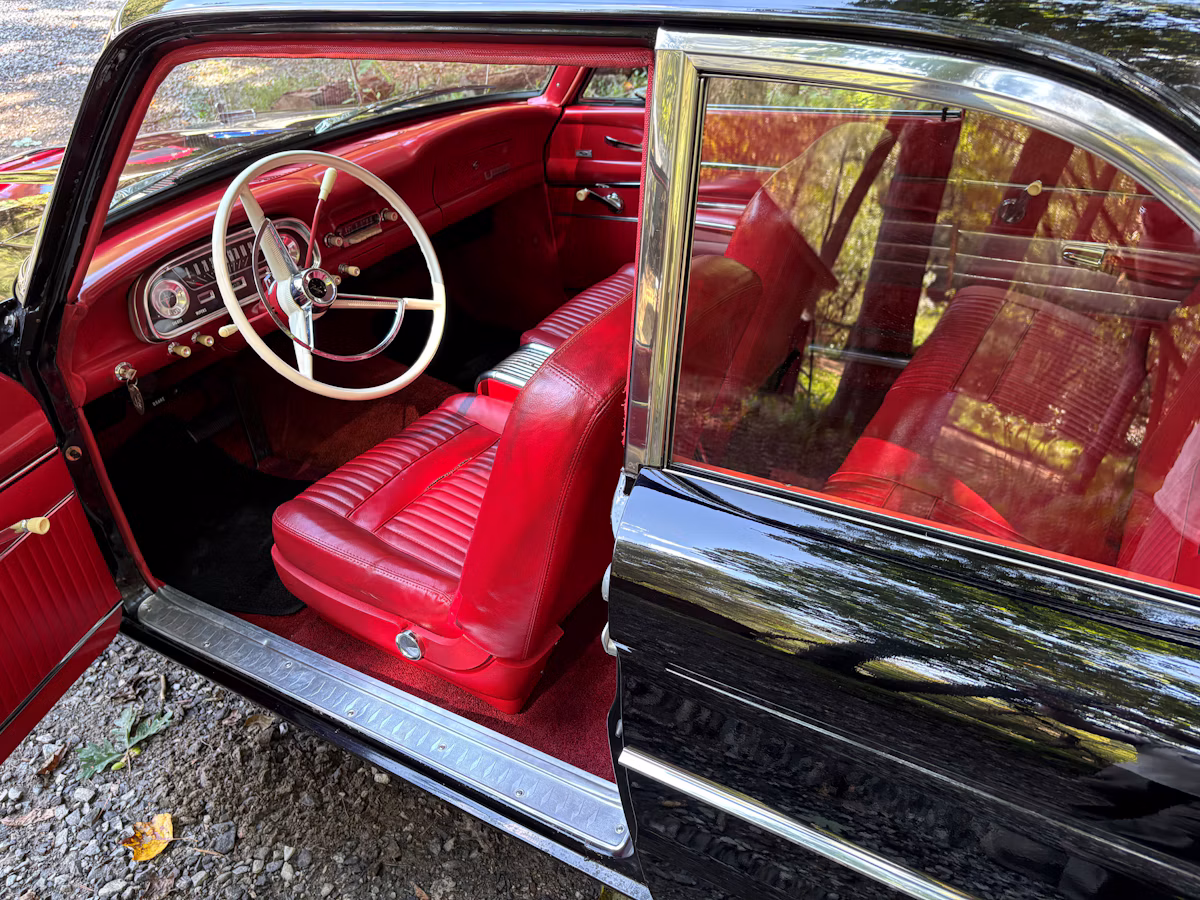 1962 Ford Falcon Futura: A Well-Documented, One-Option Falcon With A 144/Fordomatic 5 Red interior of 1962 Ford Falcon Futura 2-door sedan